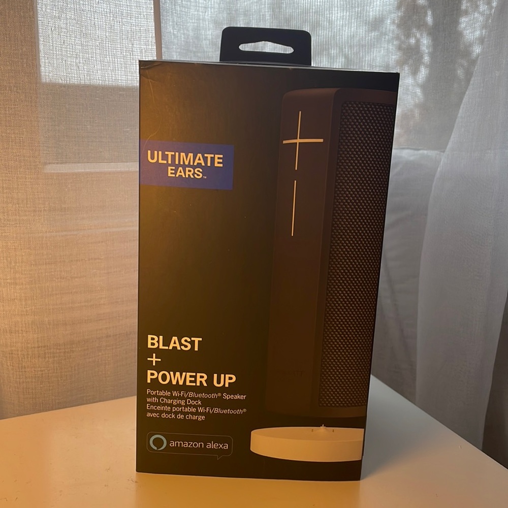 Ultimate Ears Blast+Power up portable bluetooth speaker-amazon alexa